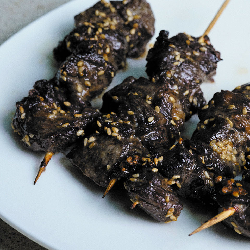Korean BBQ Beef Skewers